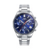 Reloj Sandoz Hombre Swiss Made Acero Esfera Azul 83003-37