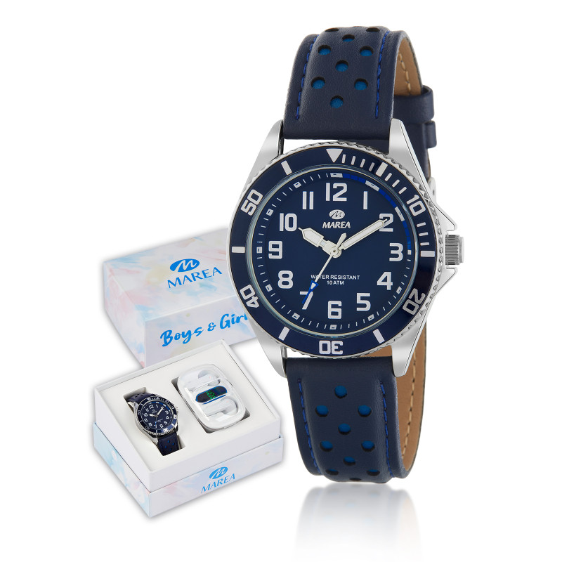 Reloj Marea Niño Correa Azul 36mm B41362/3