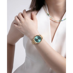 Reloj Viceroy Mujer Dorado Esfera Verde 401228-67