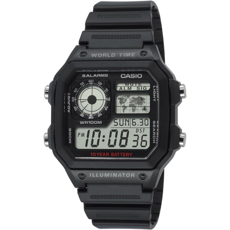 Reloj Casio Hombre Digital Ae-1200wh-1avef