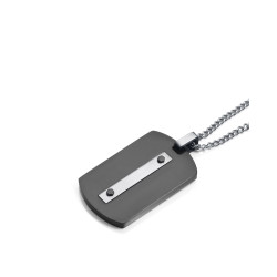 Colar Viceroy Acero & Black Hombre 14114c01010