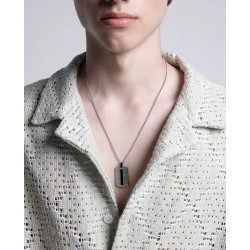 Colar Viceroy Acero & Black Hombre 14114c01010