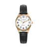 Reloj Viceroy Mujer 42222-94 Acero Esfera con Números Árabes Correa Piel Negra 29 mm
