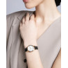 Reloj Viceroy Mujer 42222-94 Acero Esfera con Números Árabes Correa Piel Negra 29 mm