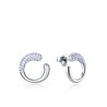 Pendientes Viceroy Plata Mujer Rodio Circonitas Blancas 15117e000-30