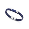 Pulsera Viceroy Acero Y Piel Azul Hombre Magnum 14129p01013