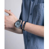 Pulsera Viceroy Acero Y Piel Azul Hombre Magnum 14129p01013