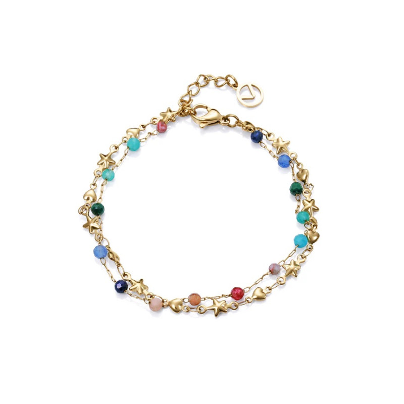 Pulsera Viceroy Mujer Acero Dorado y Piedras Color 14175p01019