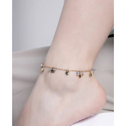 Tobillera Viceroy Acero Y Piedras 14170t01013