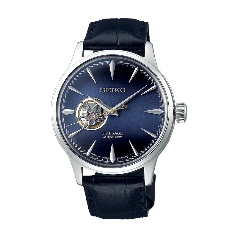 Reloj Seiko Presage Cocktail Automatico 4R38 Blue Moon Ssa405j1