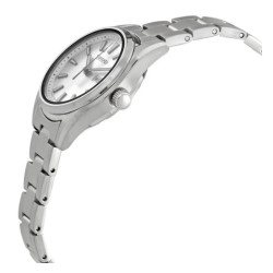 Reloj Seiko Mujer Neo Classic Esfera Blanca Sumergible Zafiro Sur349p1