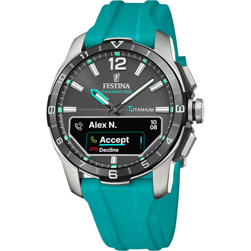 Reloj Festina Connected Turquesa F23000/5 Smatwatch Sport Hombre