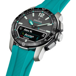 Reloj Festina Connected Turquesa F23000/5 Smatwatch Sport Hombre