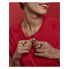 Anillo Acero Perla Majorica Talla 15