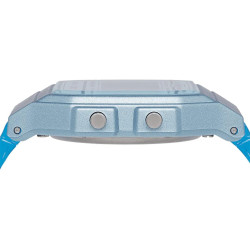 Reloj Casio Timeless Unisex Digital Azul F-91ws-2ef