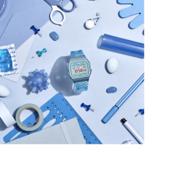 Reloj Casio Timeless Unisex Digital Azul F-91ws-2ef