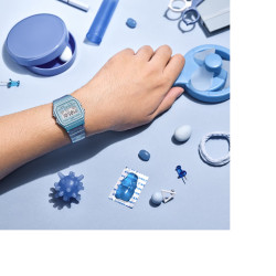 Reloj Casio Timeless Unisex Digital Azul F-91ws-2ef