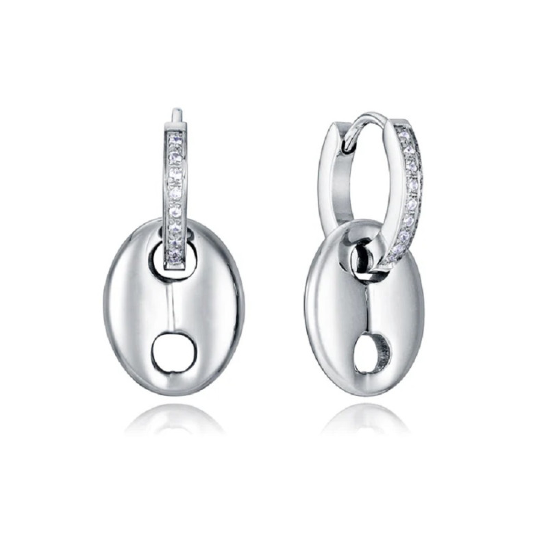 Pendientes Viceroy Acero Y Circonitas 14076E01000
