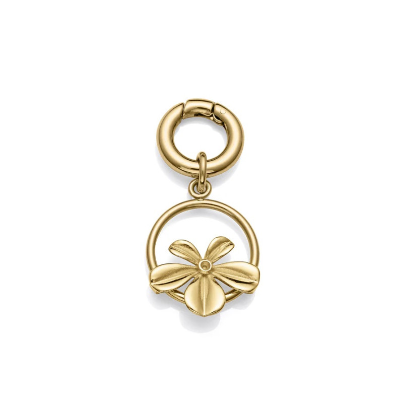 Charm Flor Dorado Acero Colección Laura Escanes Viceroy 14178m01012