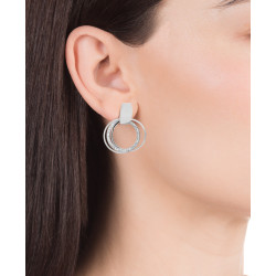 Pendientes Mujer Viceroy Chic Tres Anillas, CirconitasAcero 75279e01000