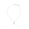 Collar Mujer Perla Majorica Plata Circonita Verde