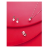 Anillo Mujer Plata Perla Majorica Circonita Verde Talla 15