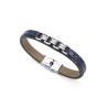 Pulsera Piel Azul y Acero Hombre Viceroy 15151p01013