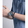 Pulsera Piel Azul y Acero Hombre Viceroy 15151p01013