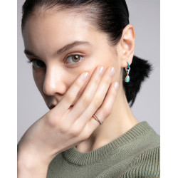 Anillo Doble Baño de Oro y Rodio Viceroy Mujer Plata Talla 18 9126a018-30