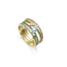 Anillo Viceroy Plata Con Baño de Oro Mujer Talla 14 15121a014-39