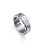 Anillo Acero Viceroy Hombre Con Cruz Talla 22 14113a02200