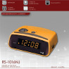 Reloj Despertador Mini Digitos Amarillo Rs-1016 Am