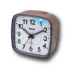Despertador Silencioso Luz Led Azul Wood S-992-l-1