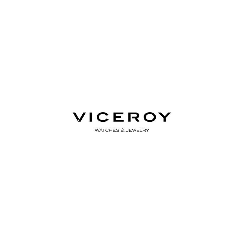 Bracciale Maglia Viceroy 1360P01010 In Acciaio Regolabile, Colore Argento, Chiusura A Pressione
