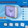 Despertador Sami Rectangular Silencioso, Luz Led S-9980l-2