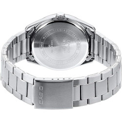 Reloj Casio Collection Hombre Acero Color Negro Mtp-1302pd-1a1vef, 44,2 mm