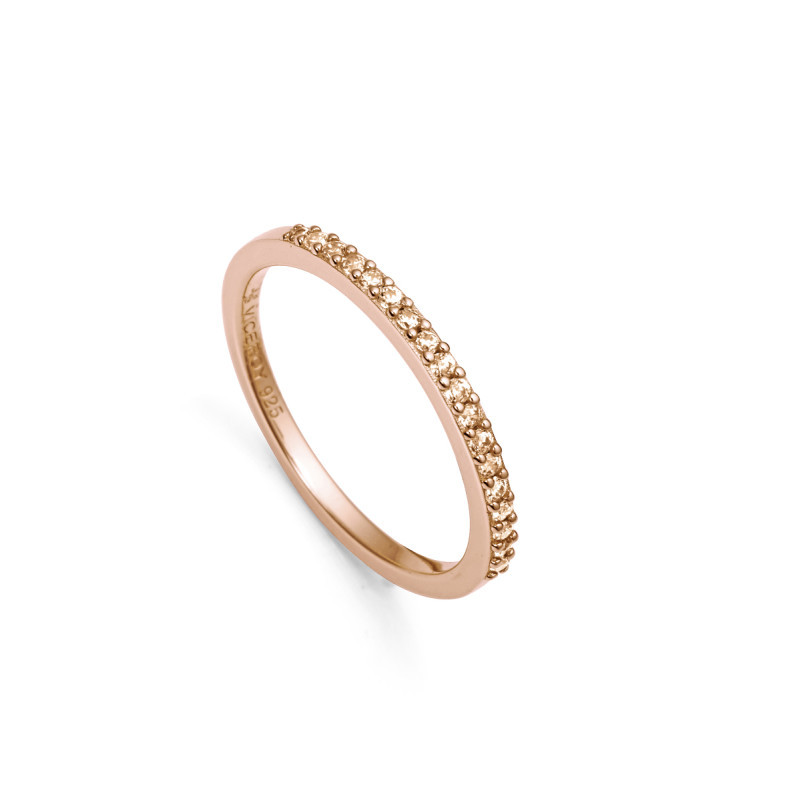 Sortija Viceroy Mujer Plata Rosa Circonitas, Talla 12, 9118a012-36