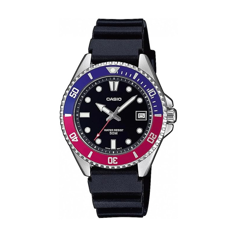 Reloj Casio Analogico Saetas 42 mm Mdv-10-1a2vef