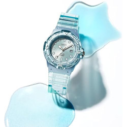 Reloj Casio Mujer Azul Sumergible Lrw-200hs-2evef