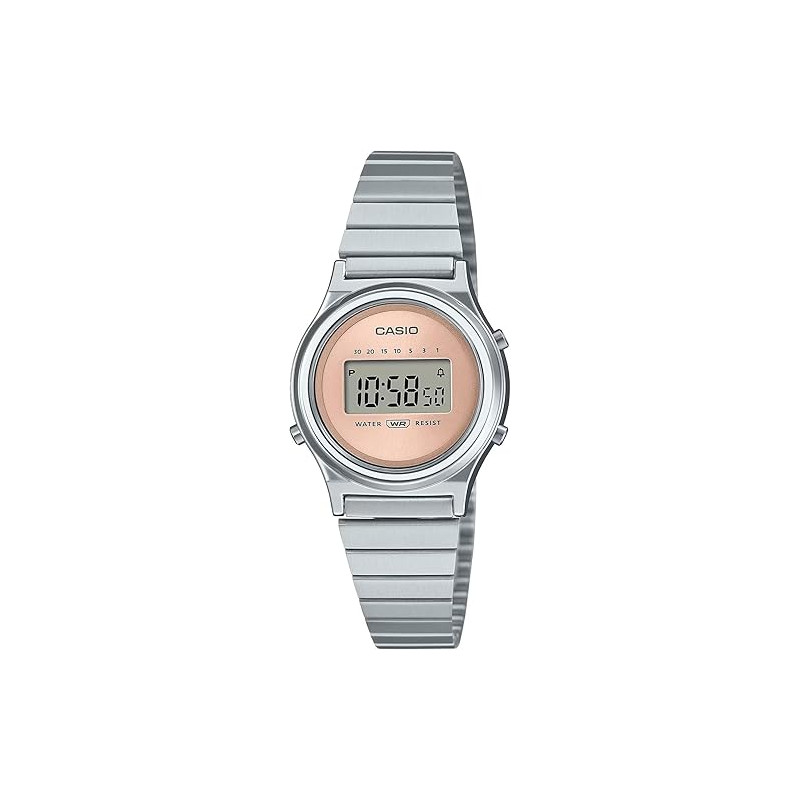 Reloj Casio Mujer Esfera Rosa Digital La700we-4aef