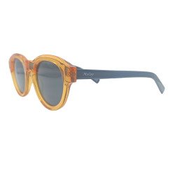 Gafas de Sol Polarizadas Mulop 30107-C3 Pasta Naranja Transparente Varilla Azul Lente Gris CAT 3
