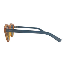 Gafas de Sol Polarizadas Mulop 30107-C3 Pasta Naranja Transparente Varilla Azul Lente Gris CAT 3