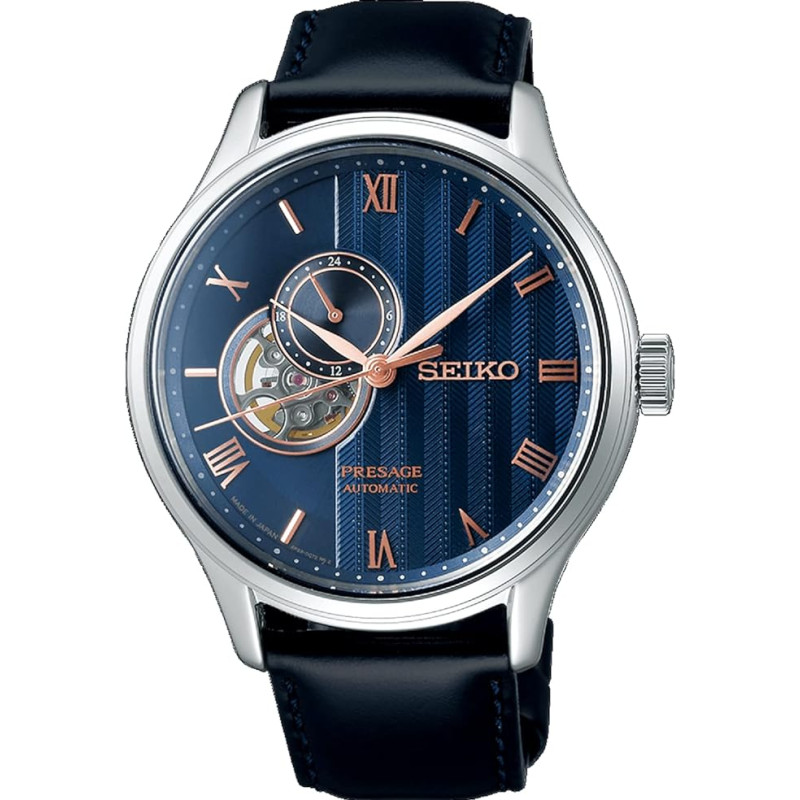 Seiko Presage Ssa421j1 - Reloj Automático De Piel