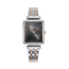 Reloj Viceroy Mujer Acero IP Rosa Bicolor Esfera Negra 38x26 mm 2 Agujas