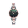 Reloj Viceroy Mujer 42446-63 Acero Bicolor IP Rosa Esfera Verde con Circonitas 32 mm