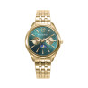 Reloj Viceroy Mujer Acero Ip Dorado Esfera Verde 401236-65