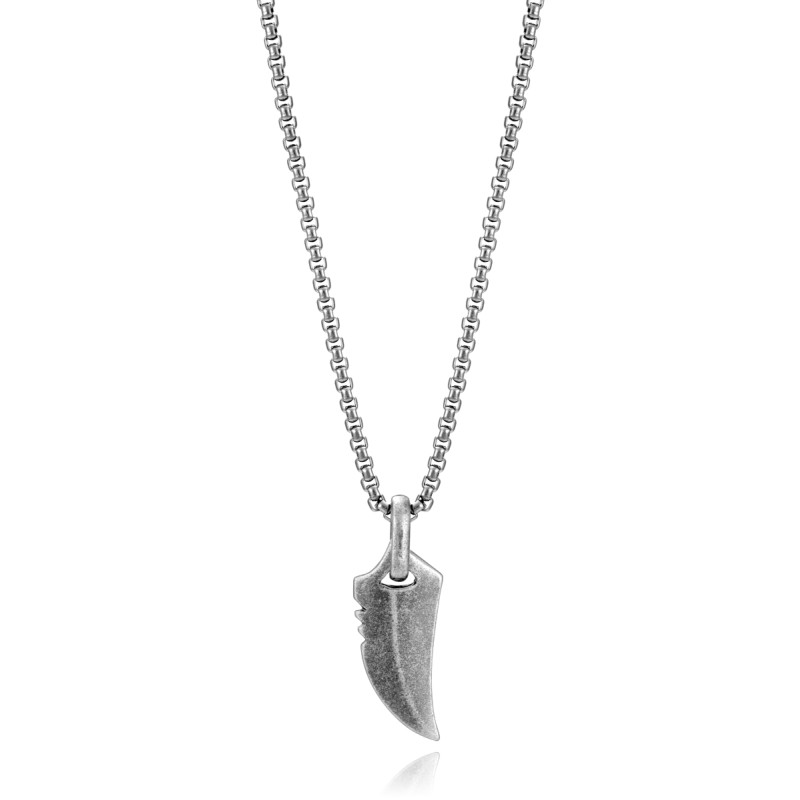 Colgante de hombre Beat de acero con forma de machete colmillo15060c01010