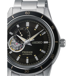 Reloj Seiko Presage Style 60's Skeleton Negro Hombre Ssa425j1
