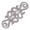Broche Mantilla Goldie 2535 Plateado con Cristal 7 x 3,2 cm