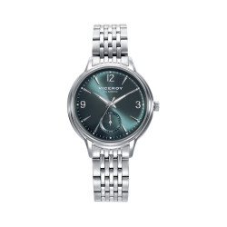Reloj Viceroy Mujer 401250-65 Acero Esfera Verde Multifunción 34 mm 50 m